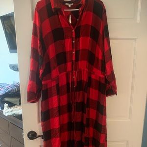 Maurice’s plaid dress